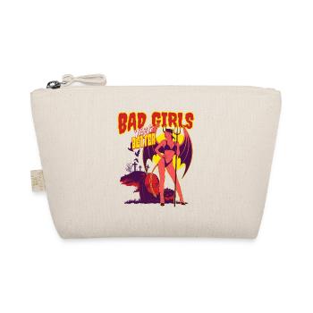 Bad Girls Taste Better Tattooed Girls B - Organic Pouch - nature - Front