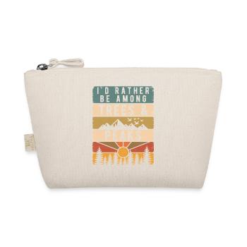 Rather Be Among Trees And Peaks Retro Nature - Organic Pouch - nature - Front