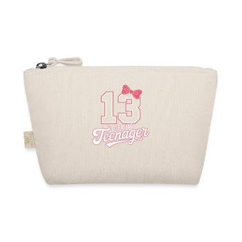 13th birthday teenager gift - Organic Pouch - nature - Front