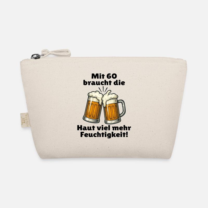 Männer 60. Geburtstag Bier Spruch Bio-Täschchen
