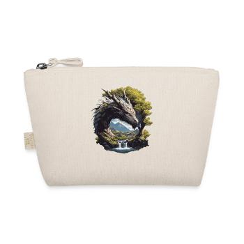 Drachen Drache - Bio-Täschchen - Natur - Vorne