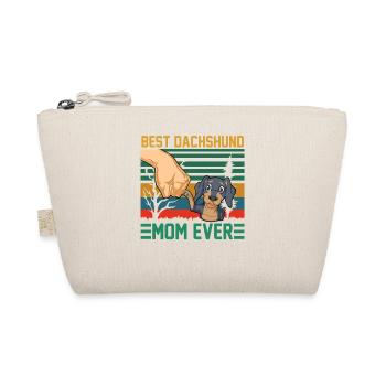 Best Dachshund Mom Ever - Organic Pouch - nature - Front