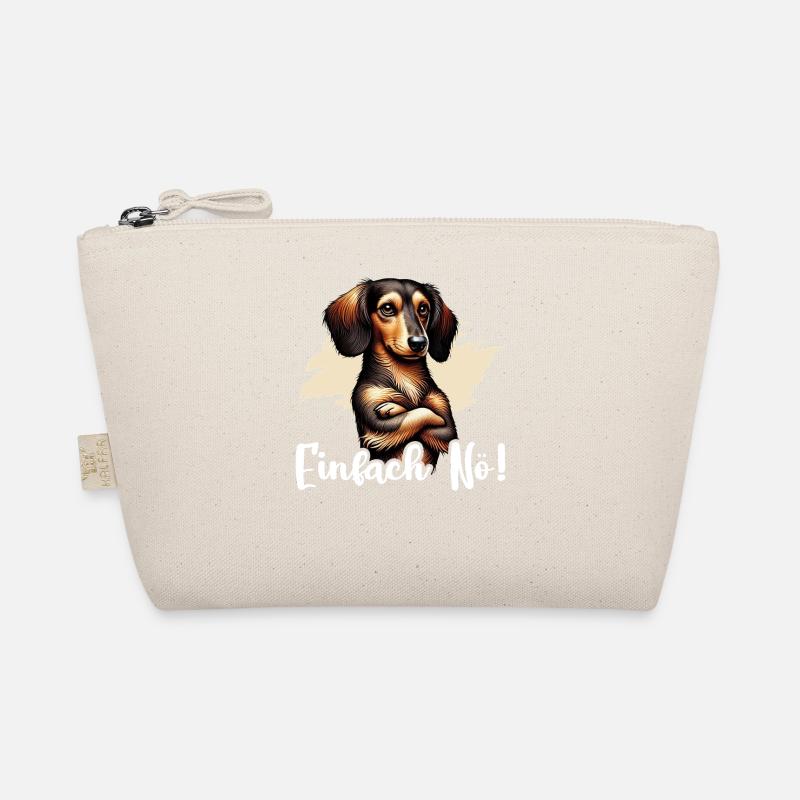 Simply Nope Teckel Chien têtu Trousse biologique