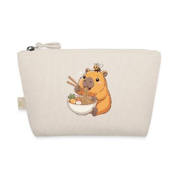 Capybara Ramen Kawaii Anime Nudel Japan - Bio-Täschchen - Natur - Vorne