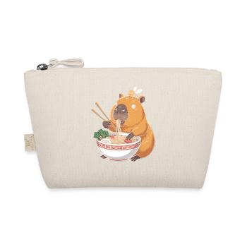 Ramen Kawaii au Capybara avec une abeille - Trousse biologique - nature - Devant