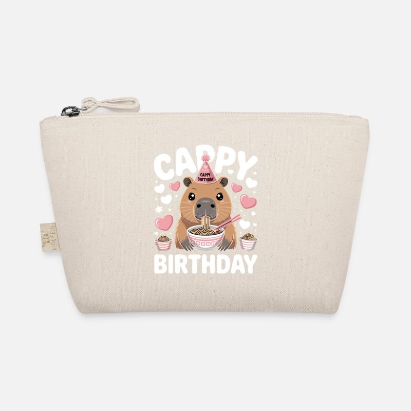 Capybara Ramen Capy Birthday Cappy Birthday Organic Pouch