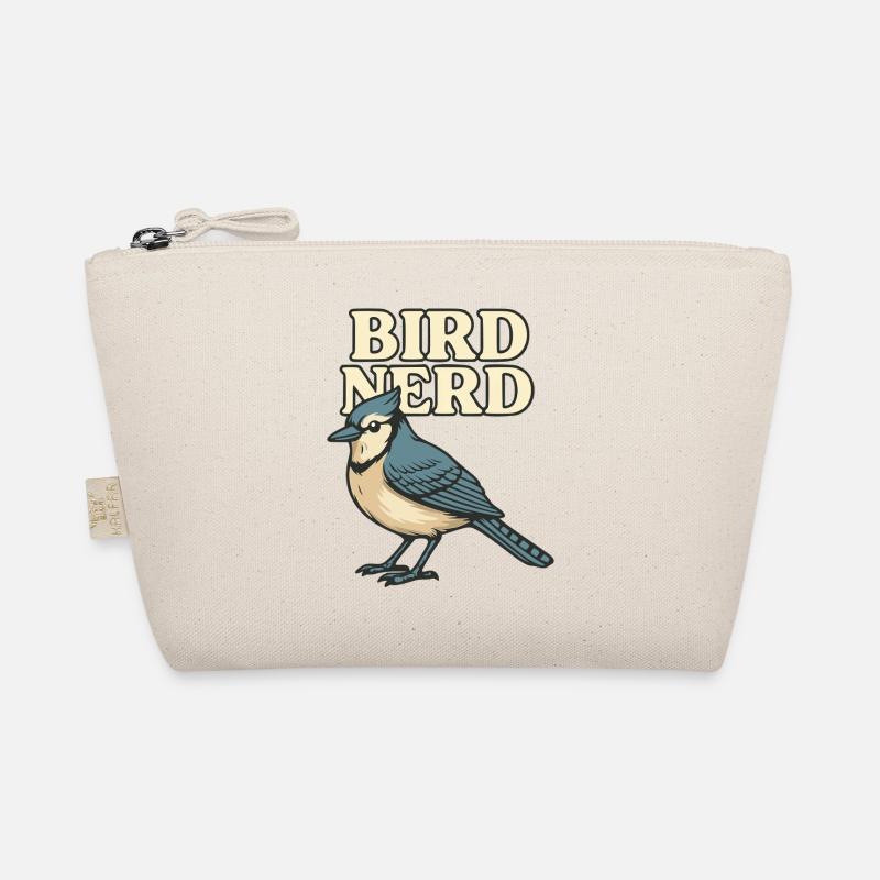 Bird Nerd Motif 2 Organic Pouch