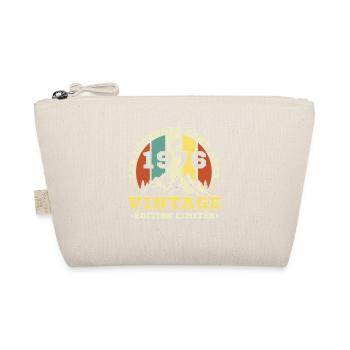 1976 Vintage Retro Geburtstagsgeschenk - Bio-Täschchen - Natur - Vorne