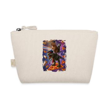 Imaginative animal motif on pizza background - Organic Pouch - nature - Front