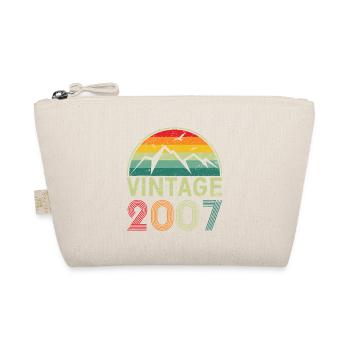 Motif de coucher de soleil de montagne vintage - Trousse biologique - nature - Devant