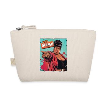Empowered Mother Quote Illustration - Organic Pouch - nature - Front