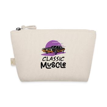 Muscle car classique confortable avec des détails néon - Trousse biologique - nature - Devant