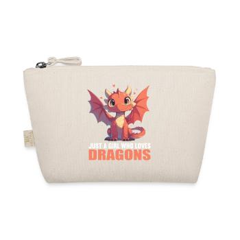 Drachen Drache - Bio-Täschchen - Natur - Vorne