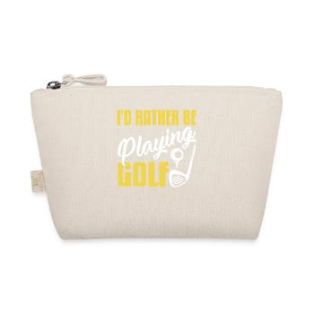 Always Choose Playing Golf Funny Quote - Organic Pouch - nature - Front