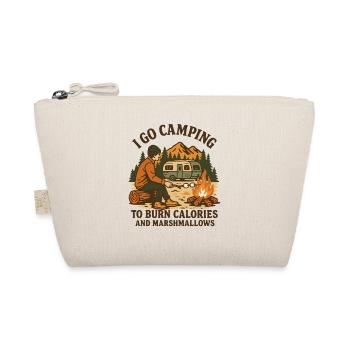 Camping for Marshmallows Fun Camping Design - Organic Pouch - nature - Front