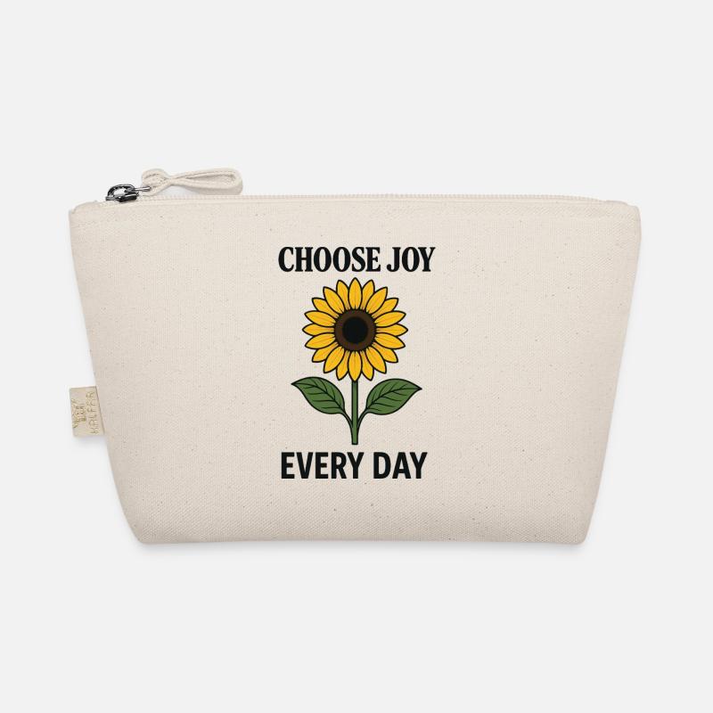 Choose Joy Every Day Mindfulness Affirmation Organic Pouch