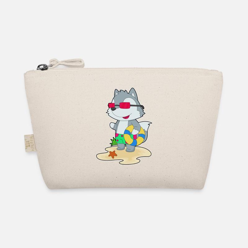Wolf Strand Anneau de Bain Été Trousse biologique