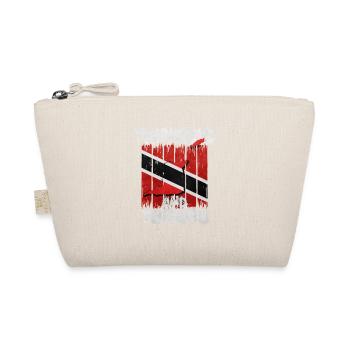 Trinidad and Tobago Flag Street Art Design - Organic Pouch - nature - Front