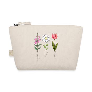 Foxglove Daisy Tulip fleurs de style vintage - Trousse biologique - nature - Devant