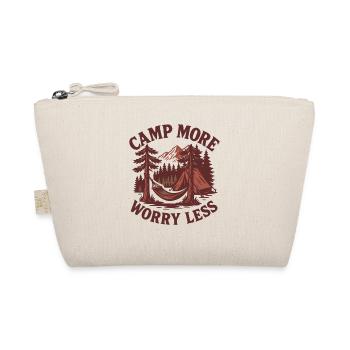 Camp Plus S’inquiéter Moins Drôle Camping Camper - Trousse biologique - nature - Devant