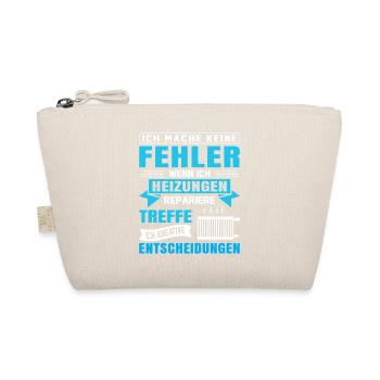 Heating Engineer Heating Construction Plumber Plumber - Organic Pouch - nature - Front