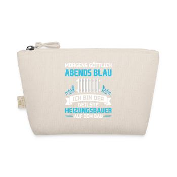 Heating Engineer Heating Construction Plumber Plumber - Organic Pouch - nature - Front