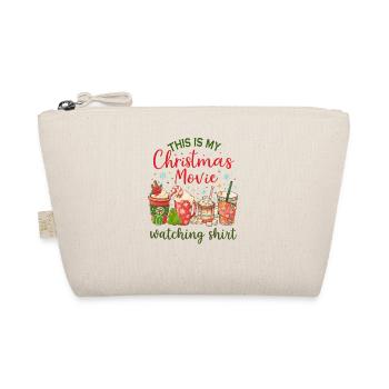 Christmas Movie Night Shirt - Organic Pouch - nature - Front