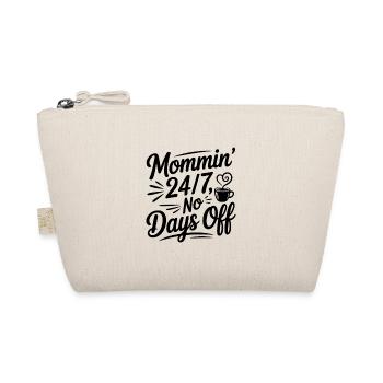 Mommin' 24/7 keine freien Tage - Bio-Täschchen - Natur - Vorne