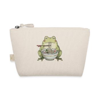Frosch, Ramen, Japanische Nudeln, Lustiges Kawaii - Bio-Täschchen - Natur - Vorne