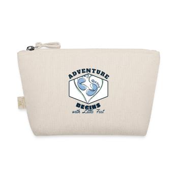 Adventure Begins with Little Feet Cadeau Naissance - Trousse biologique - nature - Devant