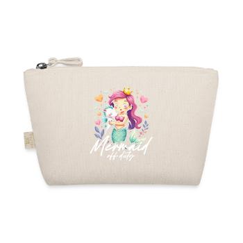 Mermaid Mermaids Mermaid Off Duty - Organic Pouch - nature - Front