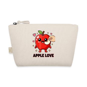 Apple Love Kawaii Kawaii Manga Apple - Organic Pouch - nature - Front