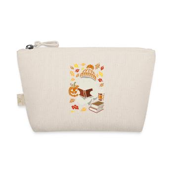 Fantôme avec livre et café - Costume d'Halloween - Trousse biologique - nature - Devant