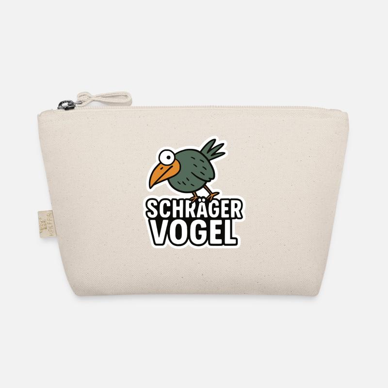 Schräger Vogel schrill verrückt Bio-Täschchen