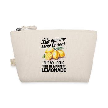  Life Gave Me Some Lemons But My Jesus He Be Makin - Bio-Täschchen - Natur - Vorne
