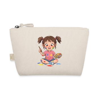 Creative children's art motif on clothing - Organic Pouch - nature - Front