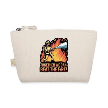 Firefighter Unity Inspirational Design - Organic Pouch - nature - Front