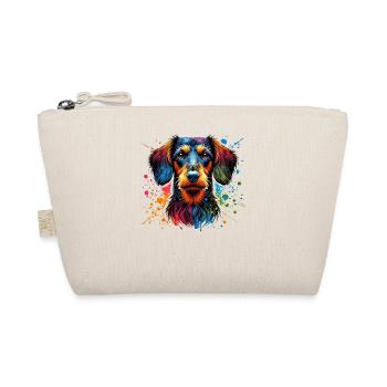 Dachshund Dog Wire-haired Dachshund Stubborn - Organic Pouch - nature - Front