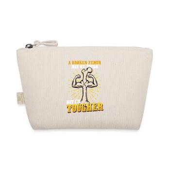 Leg fracture Broken thigh - Organic Pouch - nature - Front