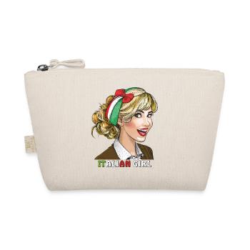 WOMAN ITALY ITALIAN GIRL - Organic Pouch - nature - Front