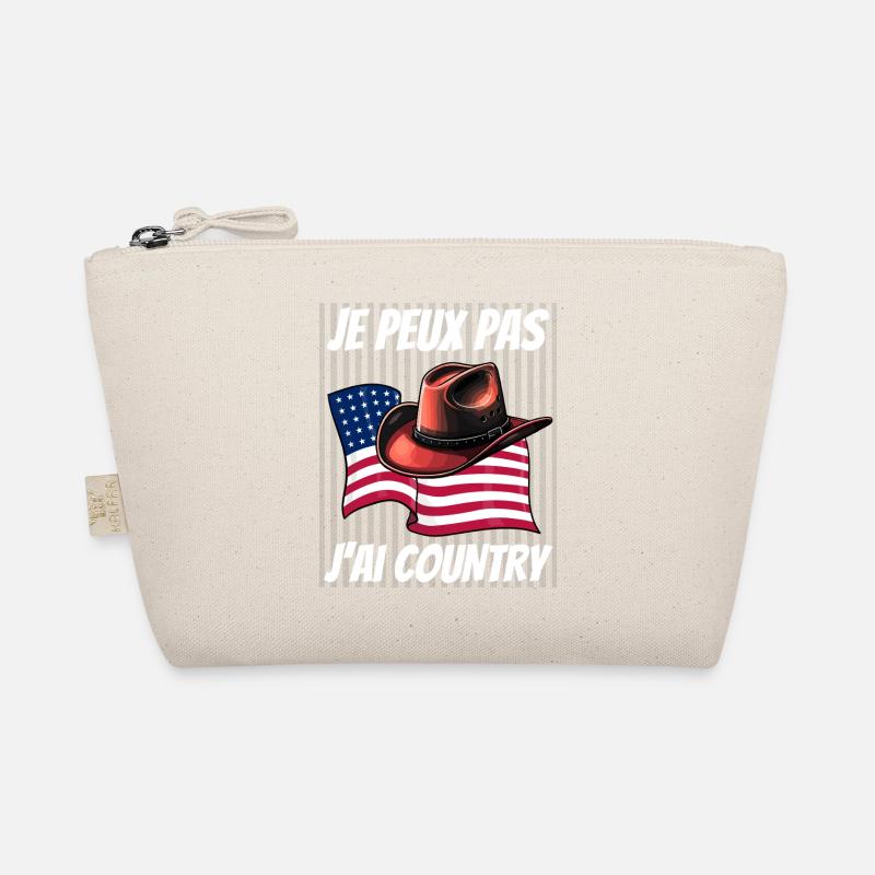 DANSE COUNTRY CHAPEAU COWBOY ET DRAPEAU US Trousse biologique