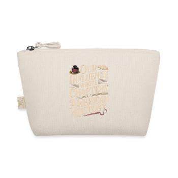 Wrote Chapters of American History Hispanic - Organic Pouch - nature - Front