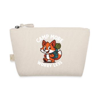Camp More Worry Less Fuchs Design - Bio-Täschchen - Natur - Vorne