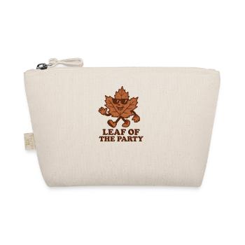 Leaf of the Party Happy Fall Harvest Autumn Leaf - Organic Pouch - nature - Front