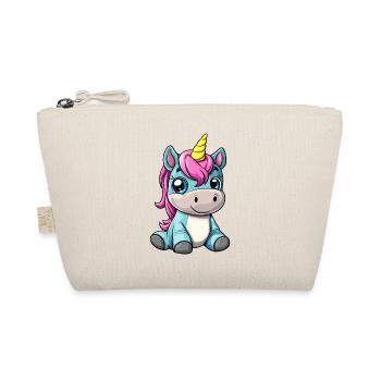 Süßer Baby-Einhorn-Charakter - Bio-Täschchen - Natur - Vorne