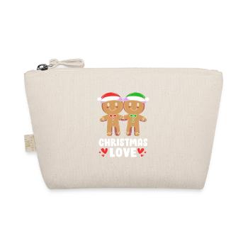 Christmas gingerbread gingerbread man - Organic Pouch - nature - Front