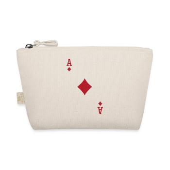 Ace of Diamonds - Organic Pouch - nature - Front