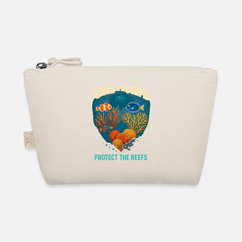 Save the corals Protect the reefs Organic Pouch