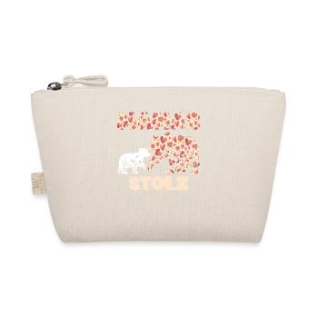 Expectant mother MAMA'S PROUD Funny - Organic Pouch - nature - Front