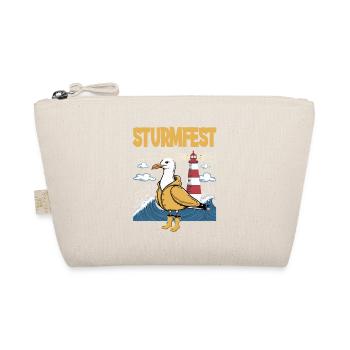 Lighthouse Melody with Seagull - Organic Pouch - nature - Front